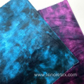 Polyester Stretch Custom Digital Print Velvet Velour Fabric